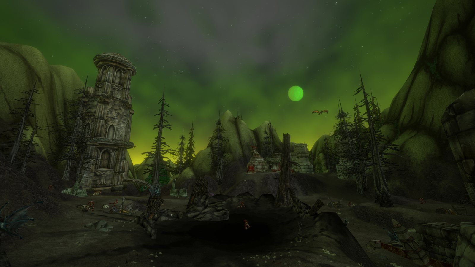Mount Hyjal in World of Warcraft: Forever